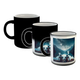 Taza Magica Robot Montaña Cielo Pareja Cielo Fumar