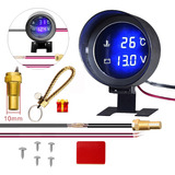 Voltímetro Medidor De Temperatura De Agua De Auto 2 En 1