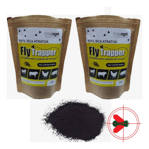 2 Refis Fly Trapper 250 Gramas