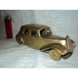 Antiguo Automóvil Miniatura De Bronce.
