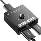 Switch Splitter Conmutador Compatible Con Hdmi Bidireccional