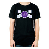 Remera Programador Net Core C# Dev It Tech 349 Dtg Minos