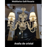 Galli Antigua Araña Lámpara Cristal No Es Réplica Impecable!