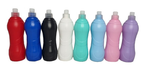 X20 Botellas Plástica Deportiva Souvenir Pico 500 Ml Colores