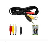 Cabo Video Audio  P2 X 3 Rca Para Celular Dvd Receptor 1,8m