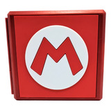 Estuche Porta Juegos M De Mario Para Nintendo Switch