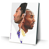 Quadro Decorativo 50x30cm Kobe Bryant 07