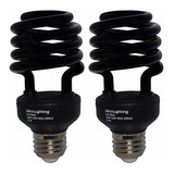 Sleeklighting 23 Vatios T2 Negro Espiral De Luz Bombilla De 