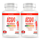 2 X Ácido Hialurônico Puro + Vitamina C 1000mg 120 Cápsulas