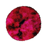 Alfombra Redonda Peluda Circular 80 Cm Varios Colores