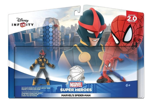 Disney Infinity 2.0 Playset Spider Man + Homem Aranha + Nova