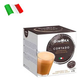 Cafe Gimoka Capsulas Compatible Dolce Gusto Cortado X16