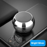 Caixinha Som Bluetooth Tws Metal Mini Speaker Espelhada 3w