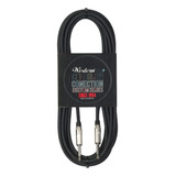 Cable Cabezal Caja Plug A Plug Tela Negra Western 1 Metro P