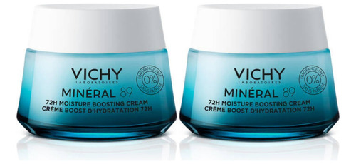Pack X2 Vichy Mineral 89 Crema Hidratante Sin Fragancia 50ml
