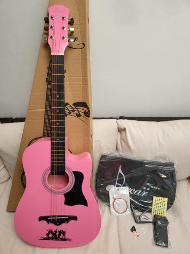 Guitarras Acusticas Nuevas Tamaño 7/8, Incluye Kit Completo