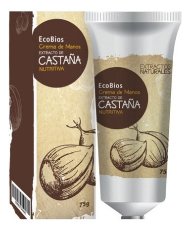  Ecobios Extractos Naturales Crema De Manos Castaña X75 Grs Tipo De Envase Pomo