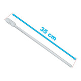 40 X Poleiro Tipo Italiano Branco Medio 35 Cm- Animalplast 