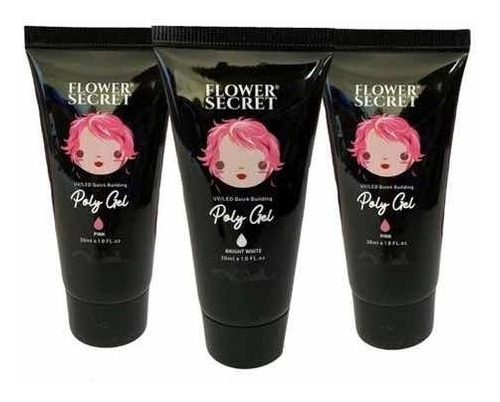 3 Polygel Flower Secret 30 Ml Tono Nude