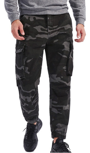 Pant  Hombre Camo Cargo Pant Casual Hombre Pant