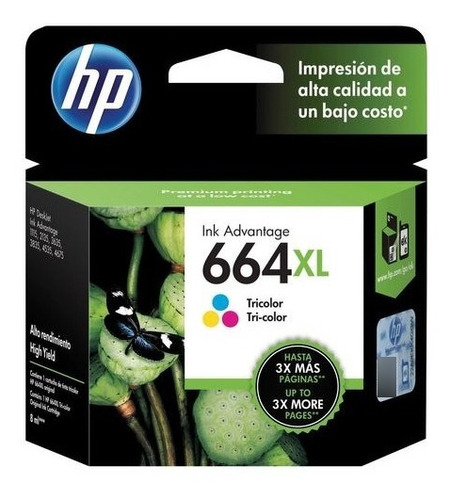 Cartucho Original Hp 664xl F6v30al Deskjet Advantage 4535