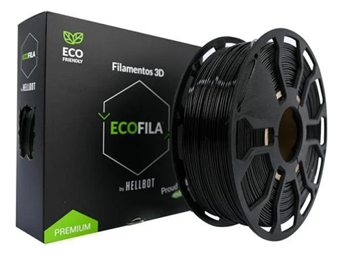 Filamento Pla Impresora 3d Hellbot Ecofila 1kg 1.75mm Blanco