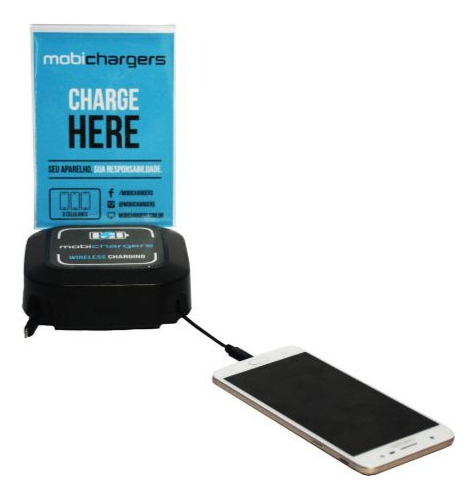 Carregardor Mobi Charger, Carrega Até 3 Dispositivos 