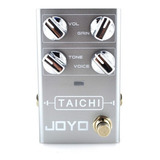 Pedal De Efectos Overdrive R-02 Para Guitarra Joyo Taichi Color Plateado