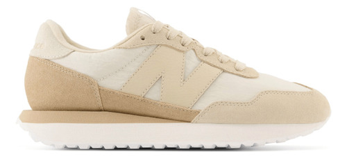 Tenis New Balance Mujer 237 Beige - Blanco