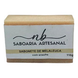 Sabonete Em Barra Vegano Com Melaleuca E Enxofre Artesanal