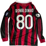 Polera Camiseta Futbol Retro Ac Milan Ronaldinho 2009/2010