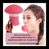 1 Peça Silicone V Face Lifter Facial Exercitador Queixo Cor Rosa