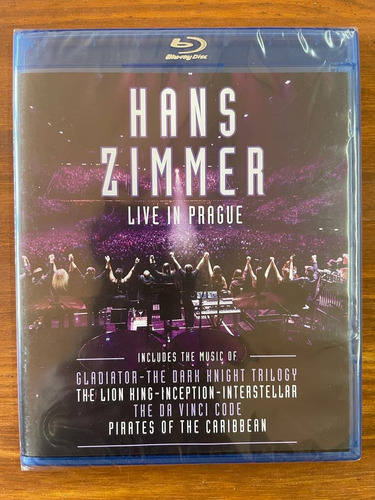 Bluray Hans Zimmer - Live In Prague - Ao Vivo - Lacrado