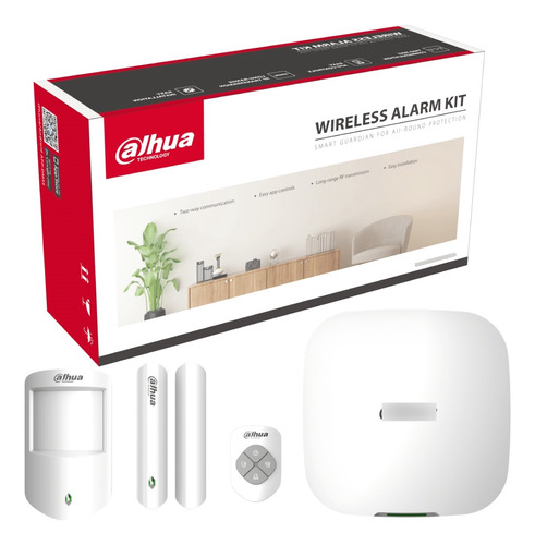 Kit Alarmas Inalámbricas - Wifi / Ethernet - Dahua 6c