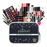 Set De Maquillaje Integral Con Paleta Y Pinceles