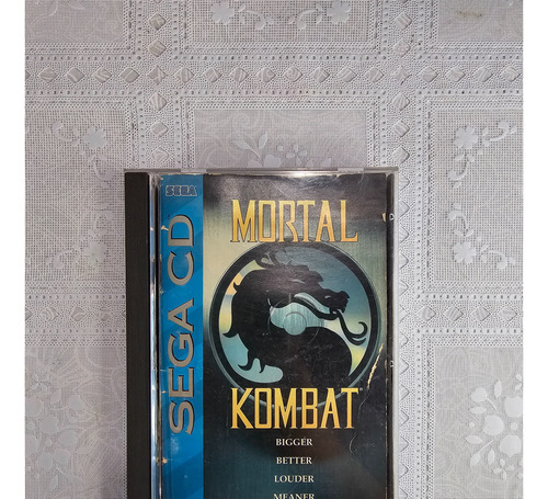 Jogo Mortal Kombat Para Sega Cd Long Box Completo!