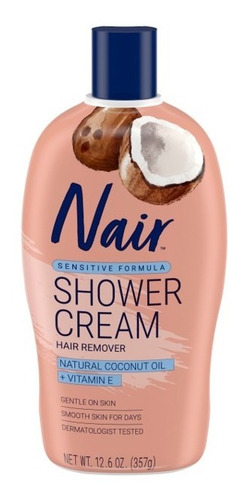 Nair Shower Cream Depiladora Aceite De Coco Vitamina E 357g