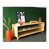 Mueble Para Tv De Madera, Minimalista, Nórdico, Pantalla 45 