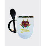 Taza Con Cuchara Majoras Mask Zelda