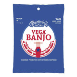 V730 Vega Banjo - Cuerdas, Tamaño Mediano
