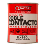 Cemento De Contacto Tacsa Adhesivo Hogar Industria X 1 Litro