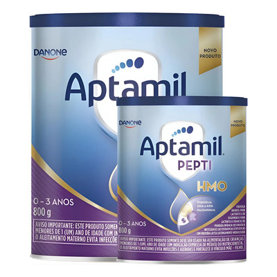 Fórmula Infantil em Pó sem Glúten Danone Aptamil ProExpert Pepti Kit de 2 de 800g 0 meses a 3 anos | Frete grátis