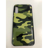 Funda Rígida Samsung Compatible Con A50 A30s Camuflaje Verde