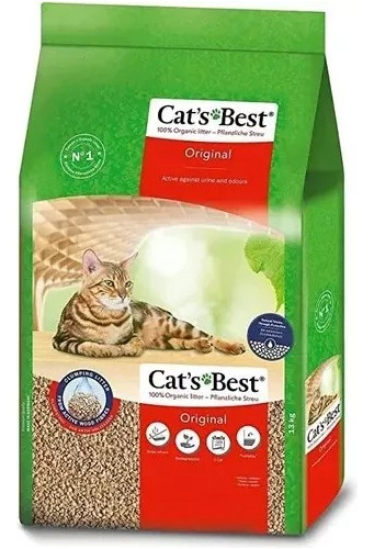 Cats Best Arena Para Gatos 17,2 Kg  Absorve 40 Lt