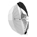 Sombrilla Blanca 165cm Translucida Parabolica Para Estudio