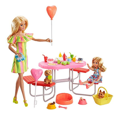 Escenario Y Play Set De Barbie Puppy Picnic