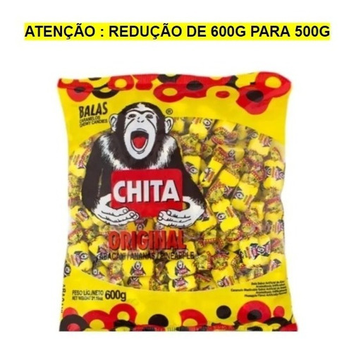 Pacote Bala Chita Original Acabaxi 600g - Cory - Full
