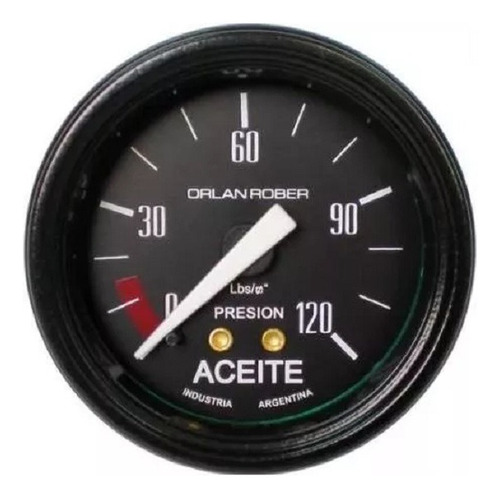 Reloj Presion Aceite Conexion 3/8 120lbs/p2 Diametro: 52mm