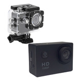 Câmera Sports Cam 1080p Com Suporte À Prova D'água