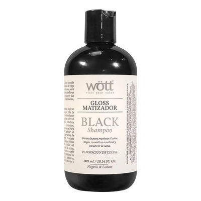 Shampoo Matizador Negro Wött Black 300 Ml | MercadoLibre